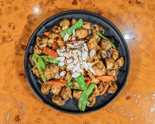 Almond Chicken.
