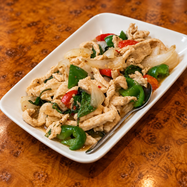 Basil Sauce Chicken.